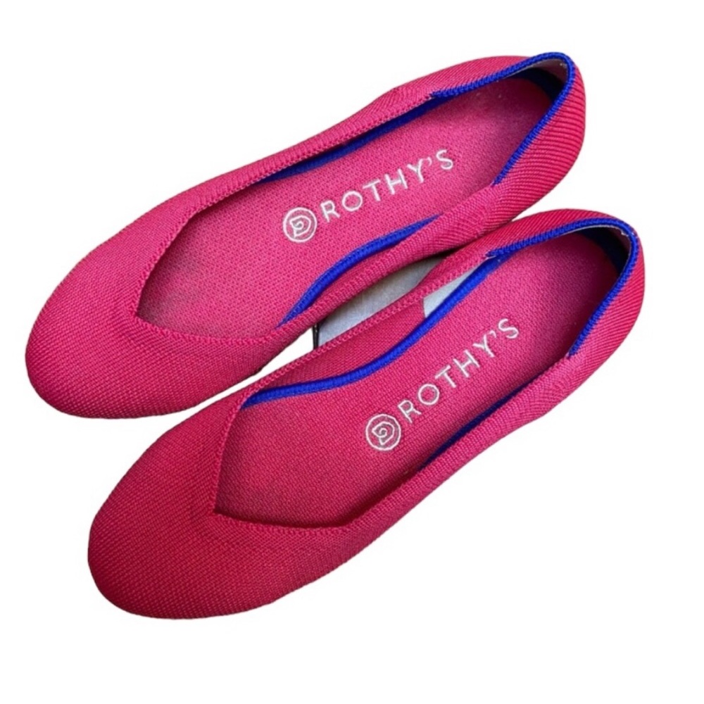 Rothy’s pink rounded flats